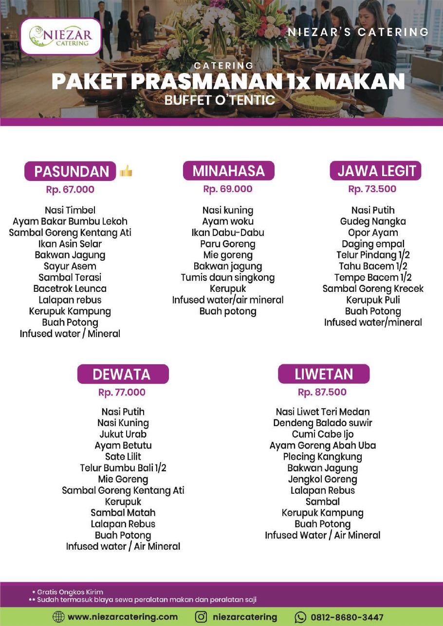 Prasmanan 1× Makan, Buffet O'tentic — mulai Rp 67.000