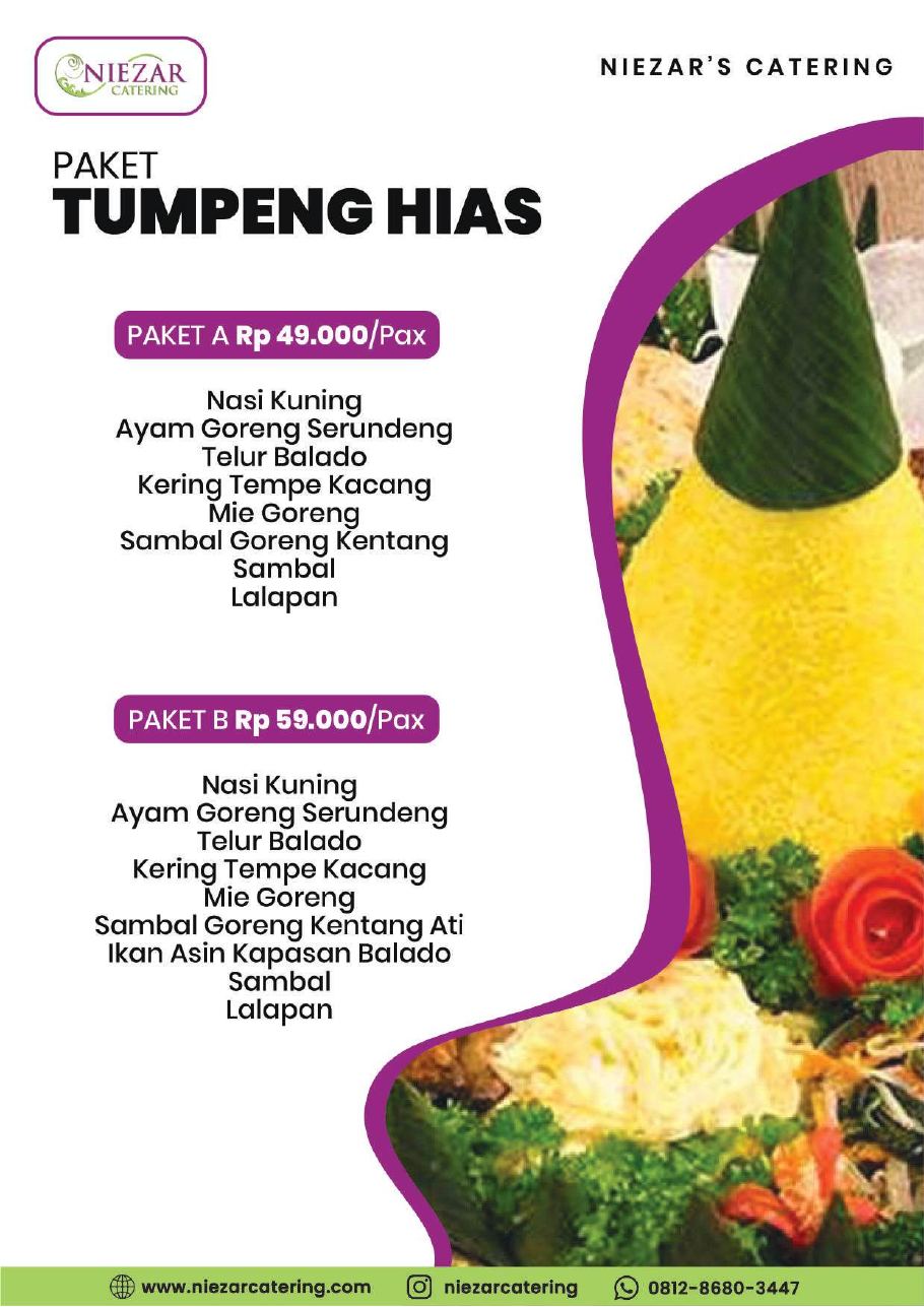 Paket Tumpeng Hias — mulai Rp 49.000 per pax