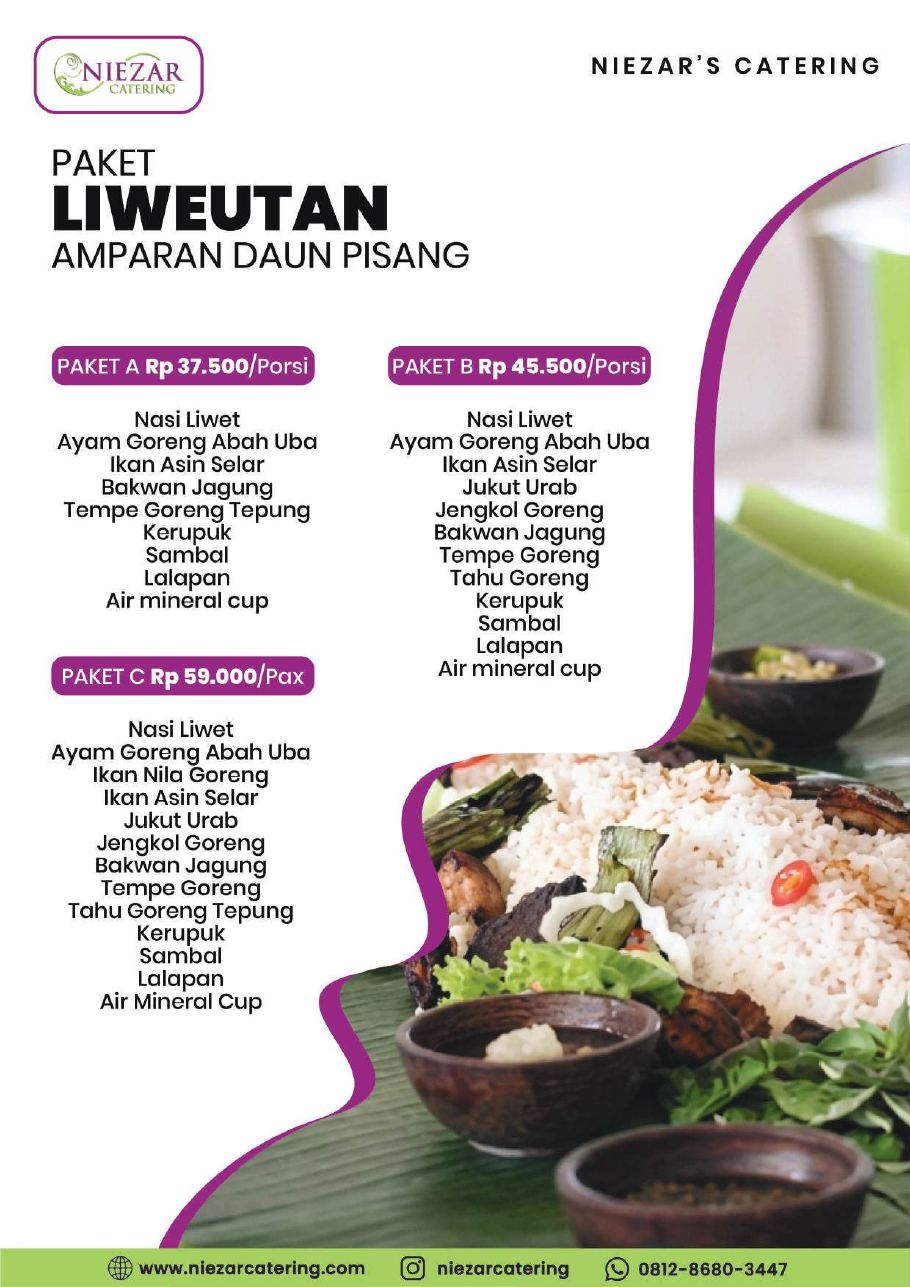 Paket Liwetan Amparan Daun Pisang — mulai Rp 37.500
