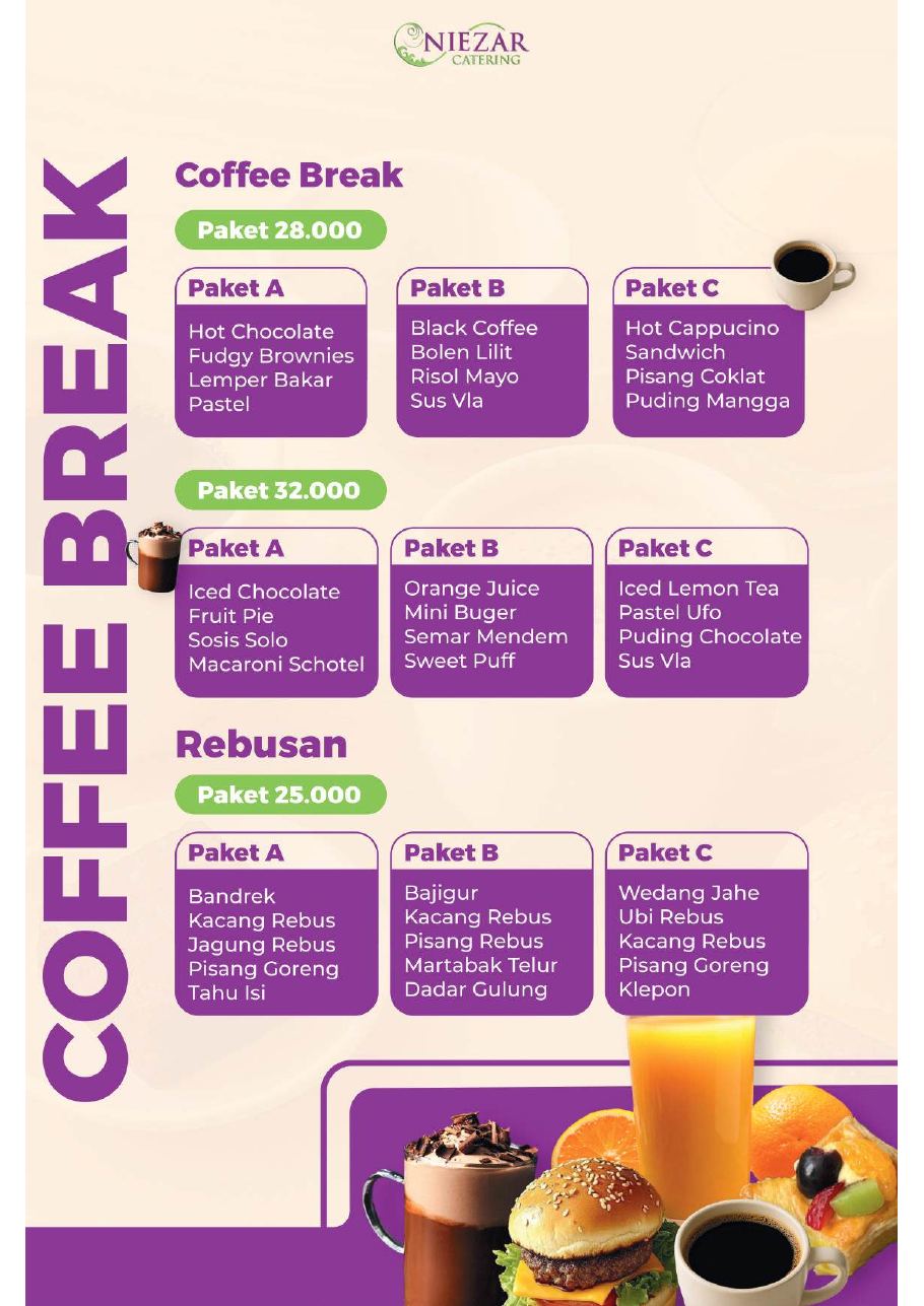 Coffee Break dan Rebusan — mulai Rp 25.000
